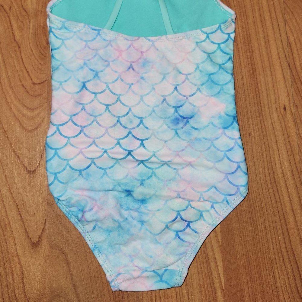 SO Brand Girls Mermaid One Piece Bathing Suit || sz4 - Picture 4 of 5